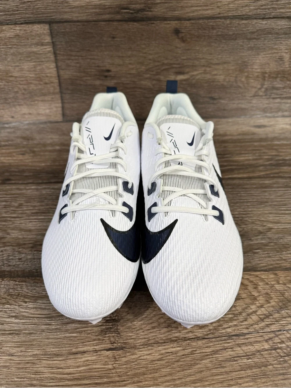 NEW Nike Vapor Edge Speed 360 2 TB Football Cleats White Navy Mens Sz 12.5‎